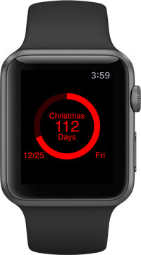 Christmas Countdown Pro Apple Watch App
